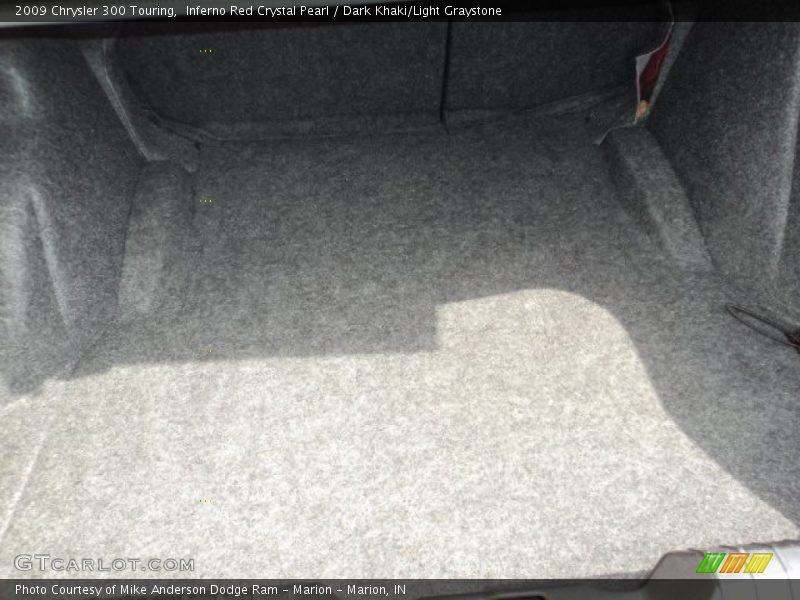 Inferno Red Crystal Pearl / Dark Khaki/Light Graystone 2009 Chrysler 300 Touring