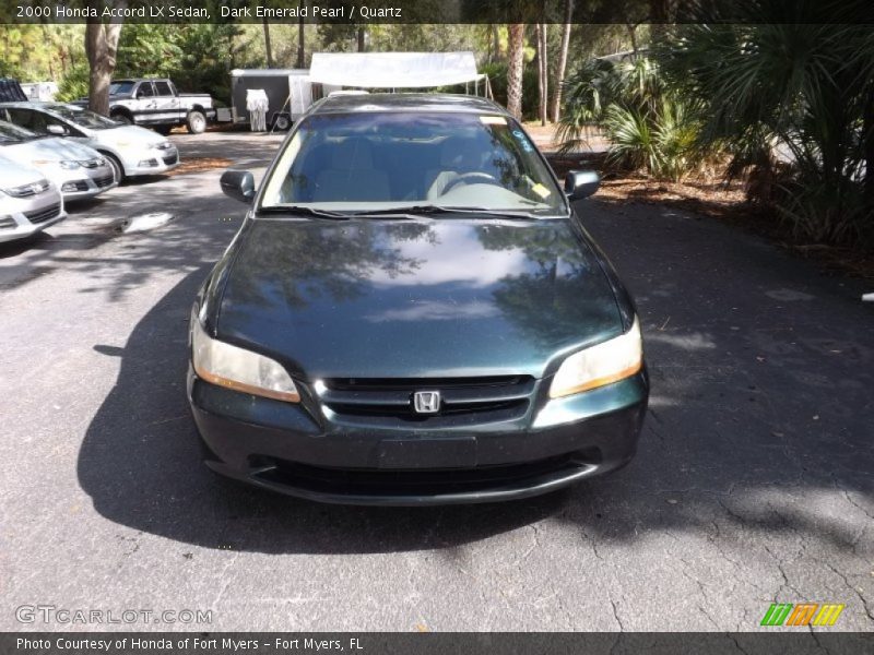 Dark Emerald Pearl / Quartz 2000 Honda Accord LX Sedan