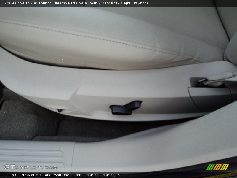 Inferno Red Crystal Pearl / Dark Khaki/Light Graystone 2009 Chrysler 300 Touring