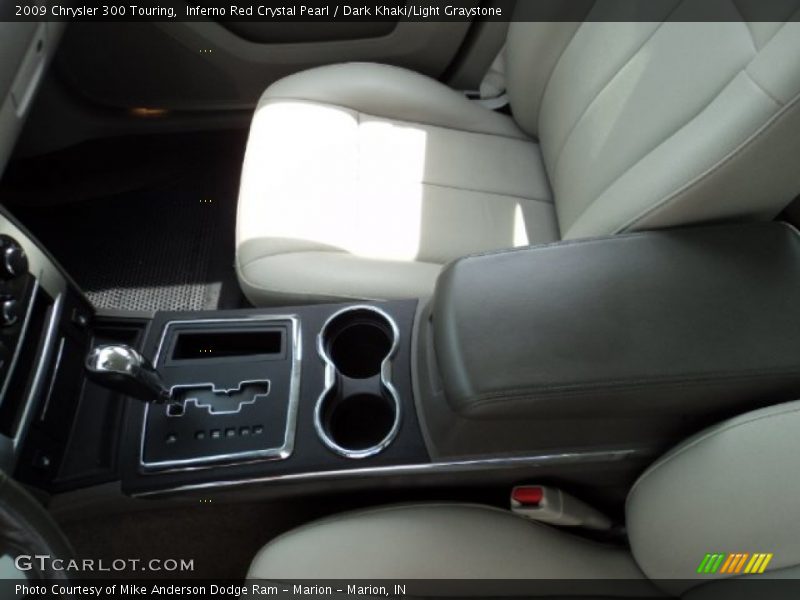 Inferno Red Crystal Pearl / Dark Khaki/Light Graystone 2009 Chrysler 300 Touring