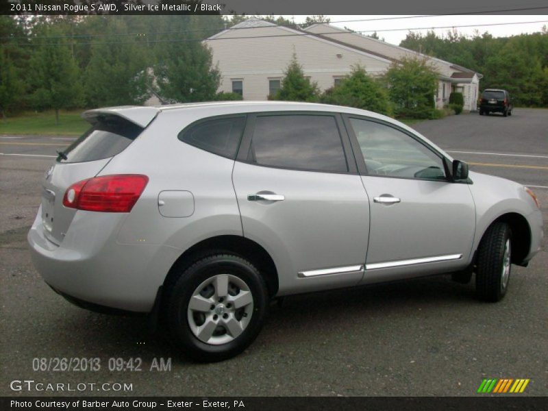 Silver Ice Metallic / Black 2011 Nissan Rogue S AWD