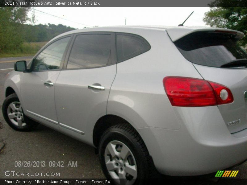 Silver Ice Metallic / Black 2011 Nissan Rogue S AWD