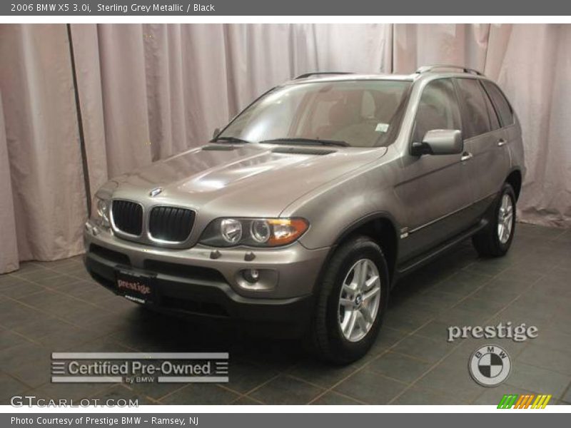 Sterling Grey Metallic / Black 2006 BMW X5 3.0i