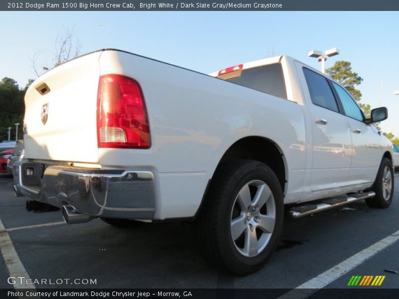 Bright White / Dark Slate Gray/Medium Graystone 2012 Dodge Ram 1500 Big Horn Crew Cab