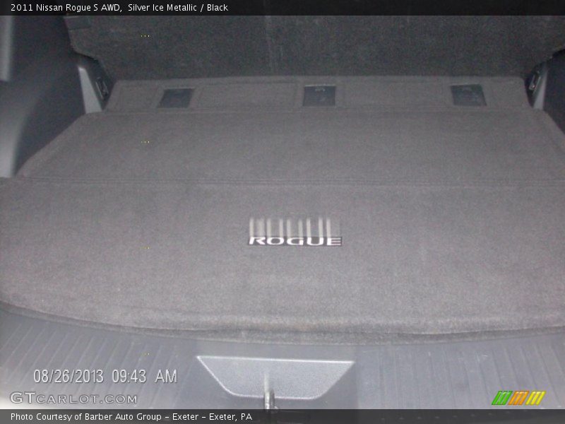 Silver Ice Metallic / Black 2011 Nissan Rogue S AWD