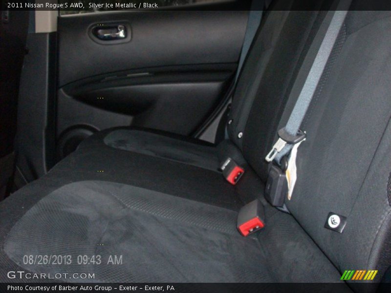 Silver Ice Metallic / Black 2011 Nissan Rogue S AWD
