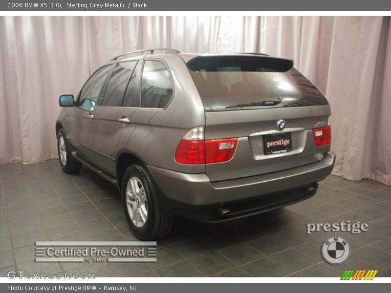 Sterling Grey Metallic / Black 2006 BMW X5 3.0i