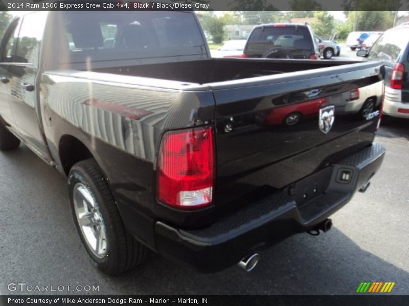 Black / Black/Diesel Gray 2014 Ram 1500 Express Crew Cab 4x4
