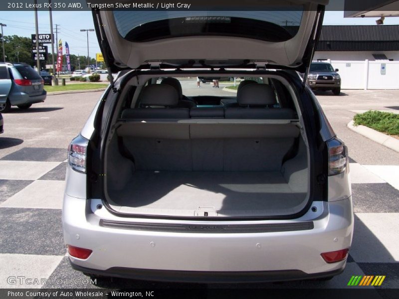 Tungsten Silver Metallic / Light Gray 2012 Lexus RX 350 AWD
