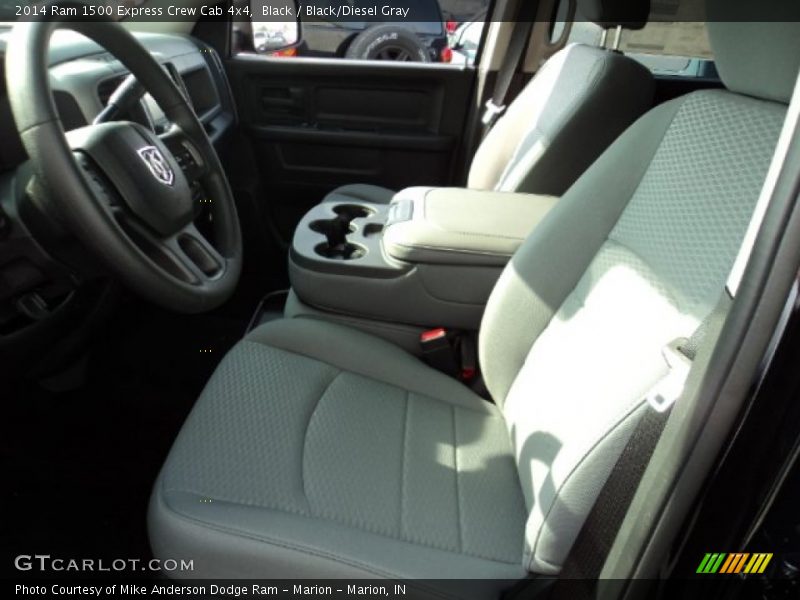 Black / Black/Diesel Gray 2014 Ram 1500 Express Crew Cab 4x4
