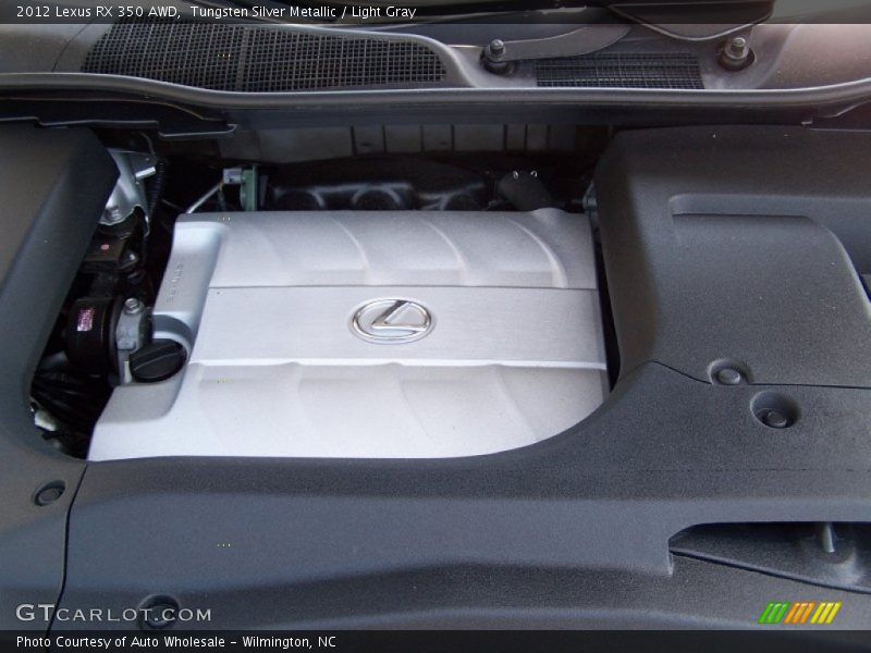 Tungsten Silver Metallic / Light Gray 2012 Lexus RX 350 AWD