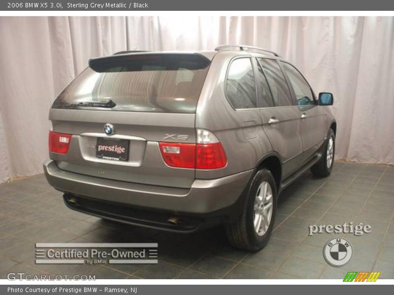 Sterling Grey Metallic / Black 2006 BMW X5 3.0i
