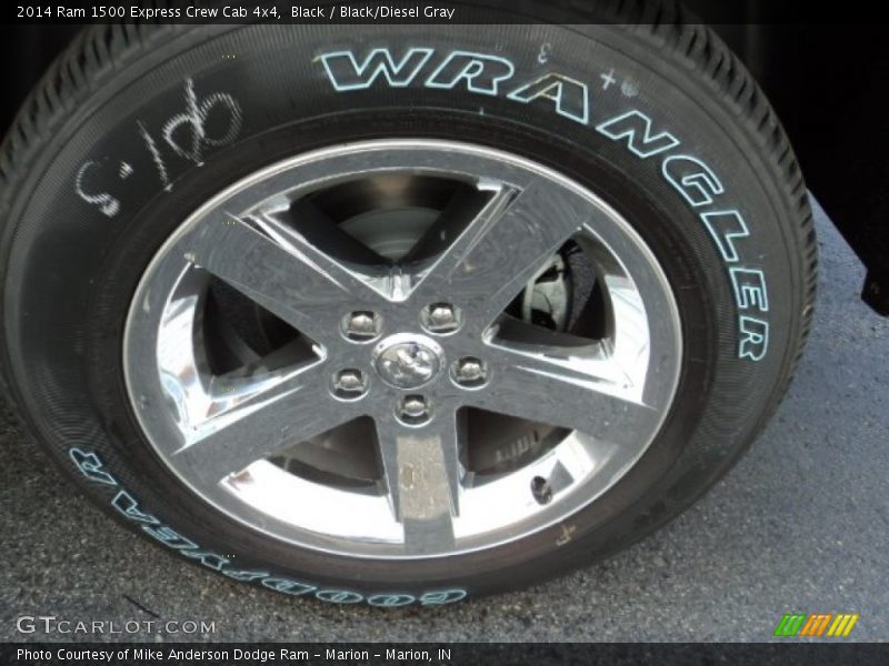 Black / Black/Diesel Gray 2014 Ram 1500 Express Crew Cab 4x4