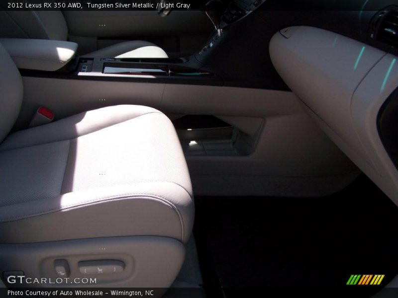 Tungsten Silver Metallic / Light Gray 2012 Lexus RX 350 AWD