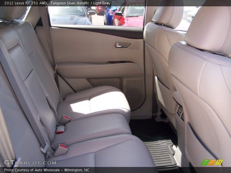 Tungsten Silver Metallic / Light Gray 2012 Lexus RX 350 AWD