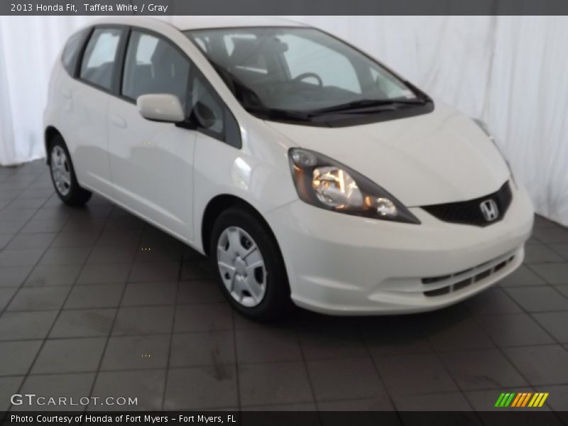 Taffeta White / Gray 2013 Honda Fit