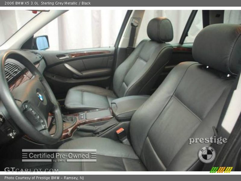 Sterling Grey Metallic / Black 2006 BMW X5 3.0i