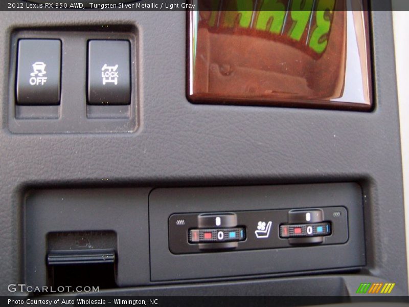 Tungsten Silver Metallic / Light Gray 2012 Lexus RX 350 AWD
