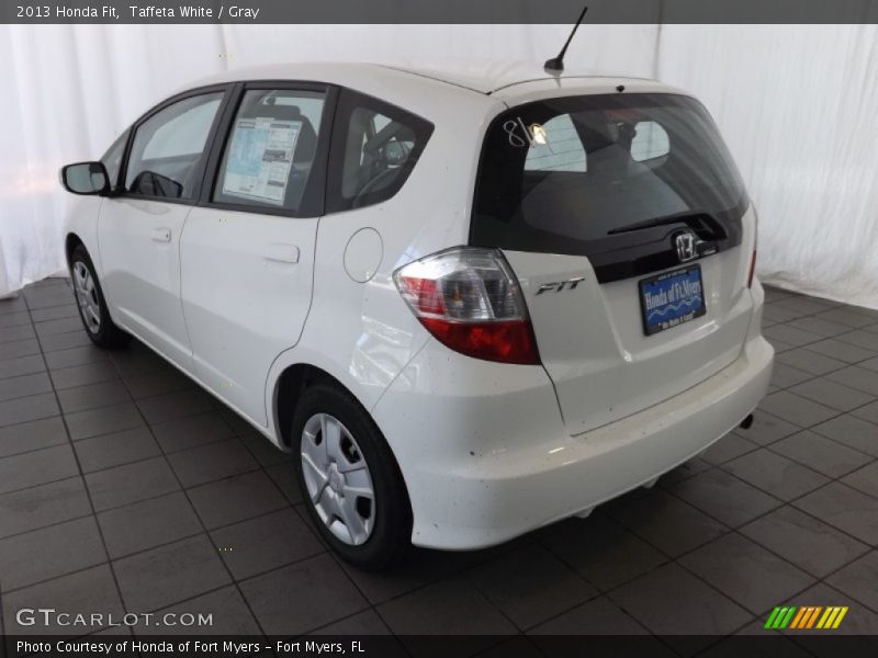 Taffeta White / Gray 2013 Honda Fit
