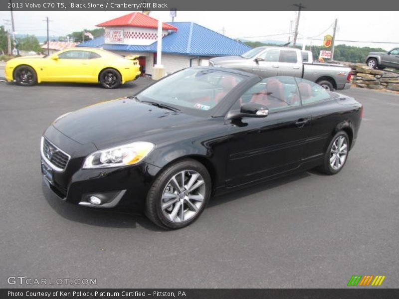 Black Stone / Cranberry/Off Black 2013 Volvo C70 T5