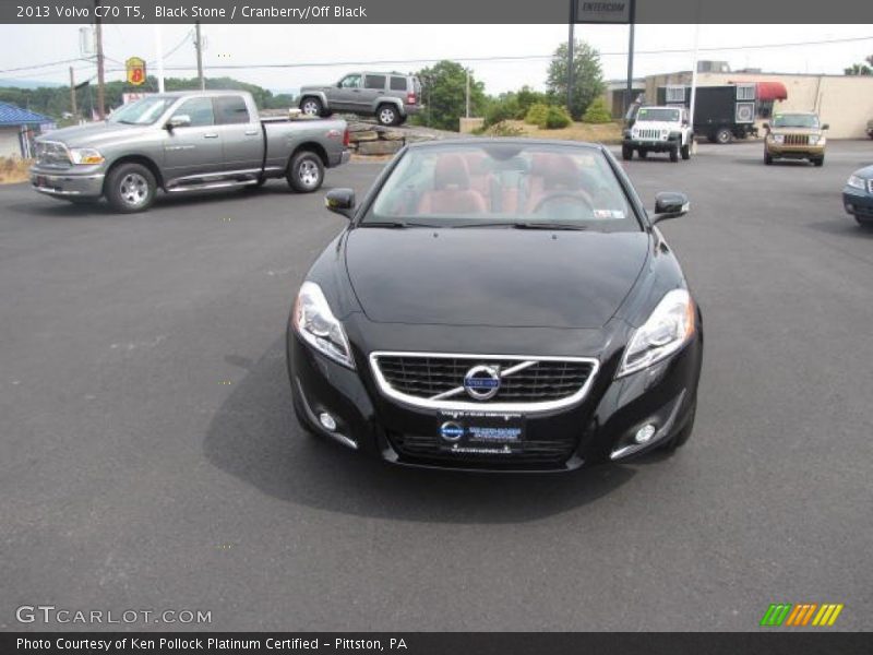 Black Stone / Cranberry/Off Black 2013 Volvo C70 T5