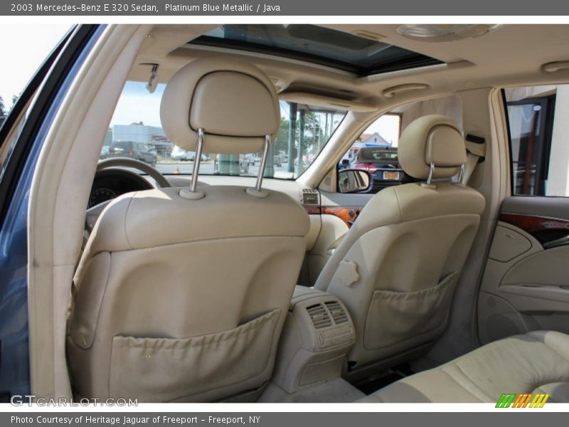 Platinum Blue Metallic / Java 2003 Mercedes-Benz E 320 Sedan