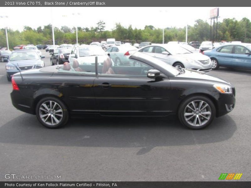 Black Stone / Cranberry/Off Black 2013 Volvo C70 T5