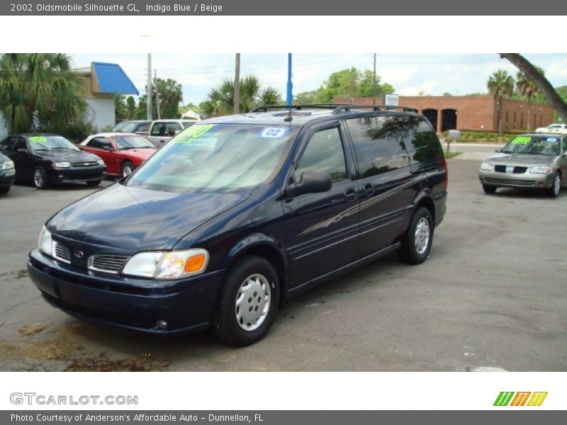 Indigo Blue / Beige 2002 Oldsmobile Silhouette GL