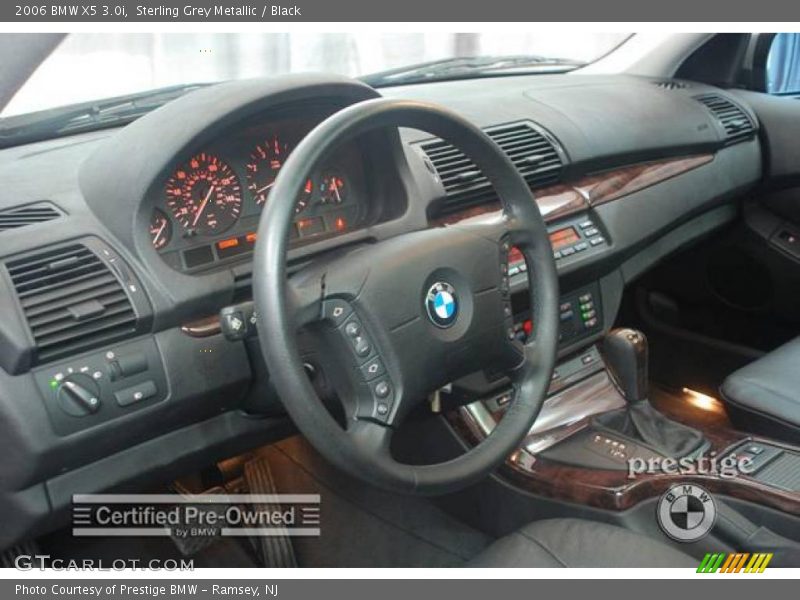 Sterling Grey Metallic / Black 2006 BMW X5 3.0i