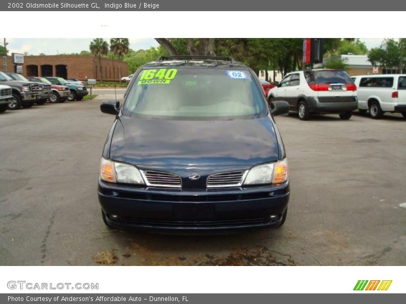 Indigo Blue / Beige 2002 Oldsmobile Silhouette GL