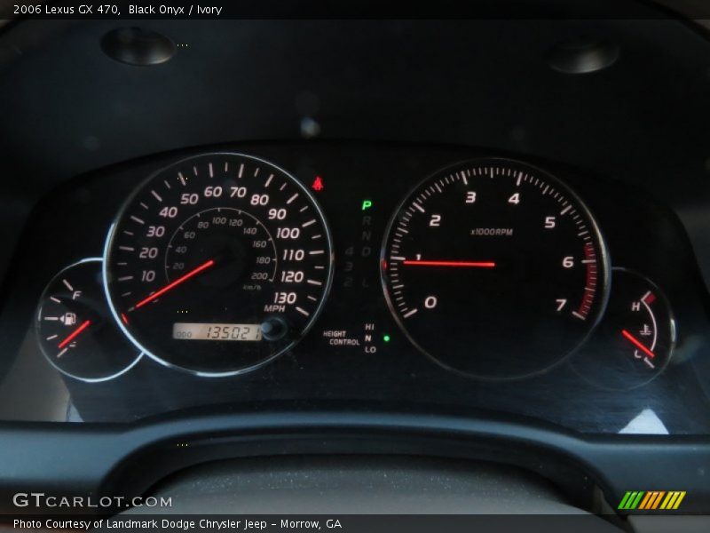  2006 GX 470 470 Gauges