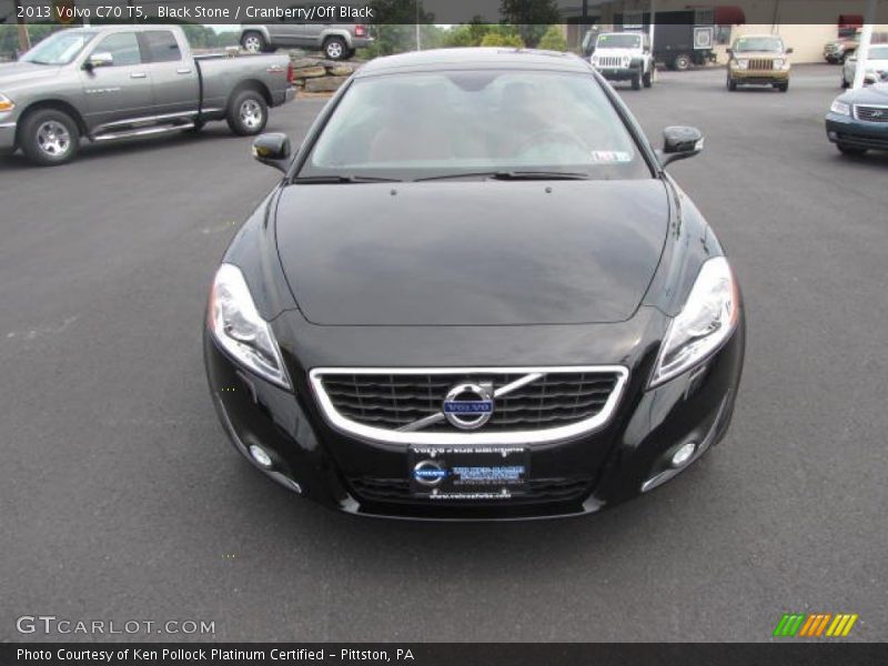 Black Stone / Cranberry/Off Black 2013 Volvo C70 T5