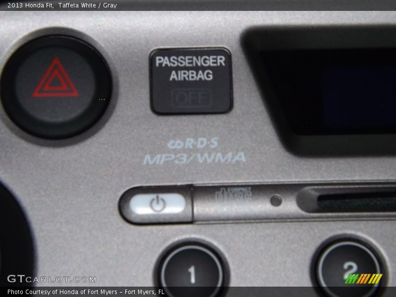 Taffeta White / Gray 2013 Honda Fit