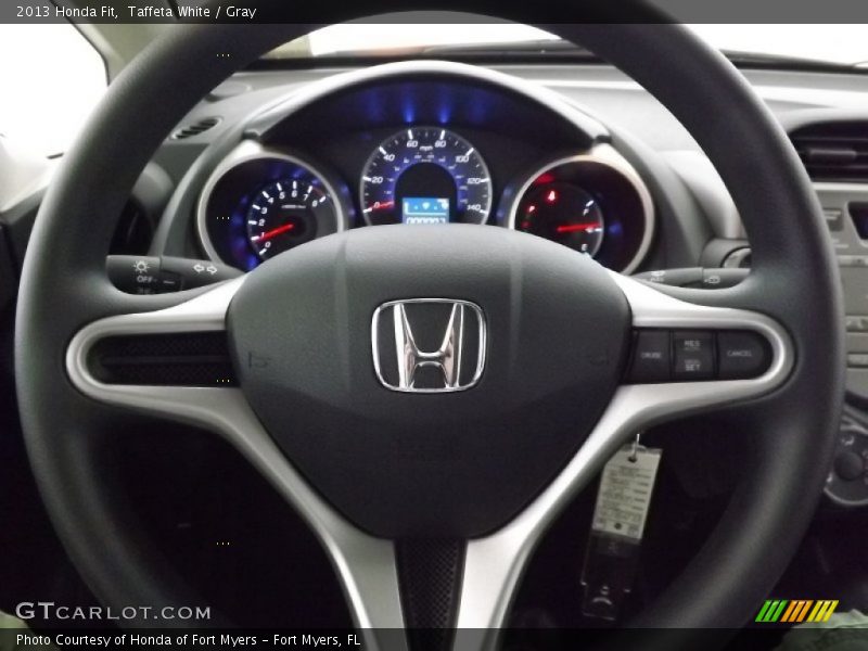 Taffeta White / Gray 2013 Honda Fit