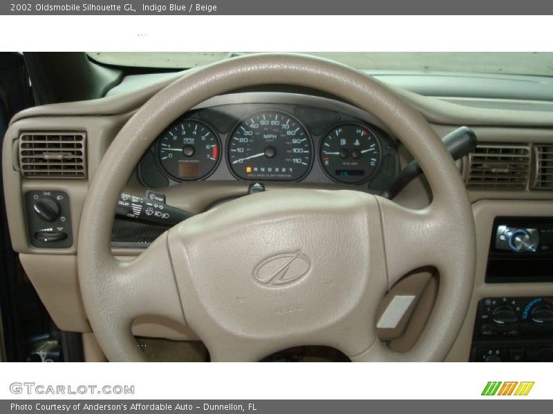 Indigo Blue / Beige 2002 Oldsmobile Silhouette GL