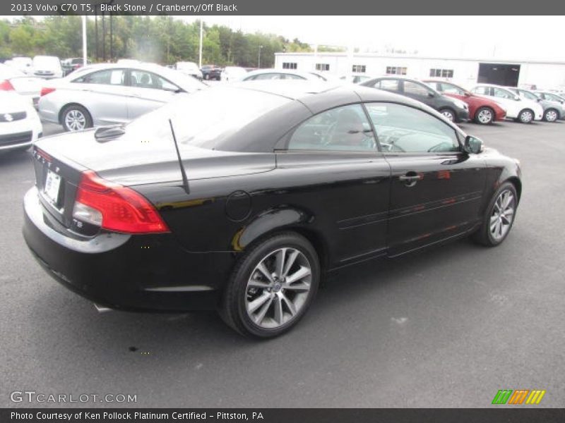 Black Stone / Cranberry/Off Black 2013 Volvo C70 T5