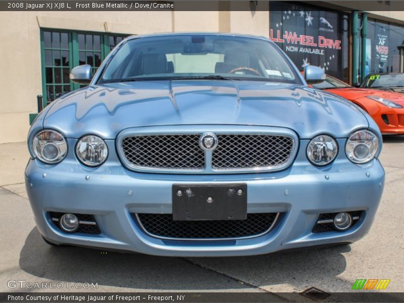 Frost Blue Metallic / Dove/Granite 2008 Jaguar XJ XJ8 L