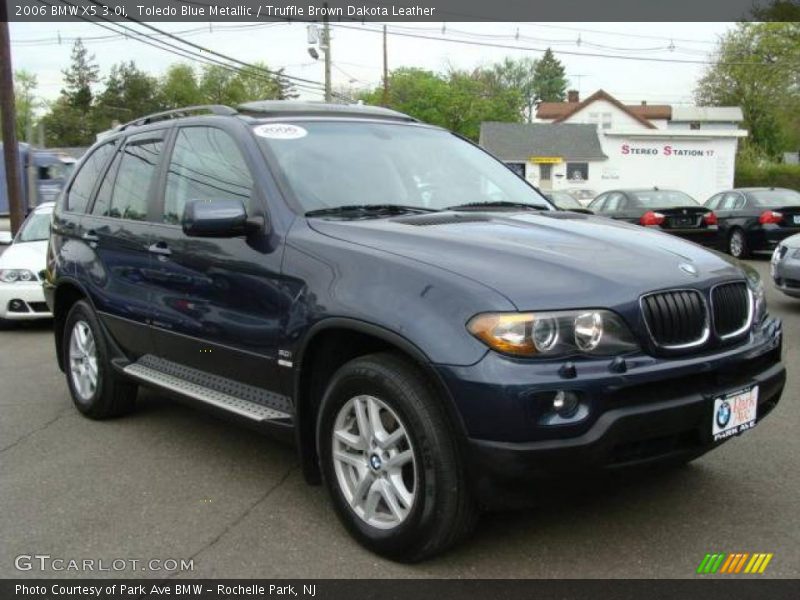 Toledo Blue Metallic / Truffle Brown Dakota Leather 2006 BMW X5 3.0i