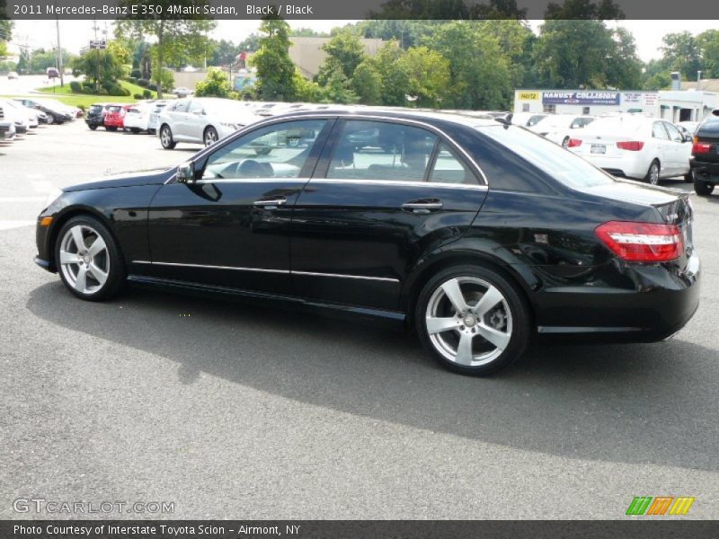 Black / Black 2011 Mercedes-Benz E 350 4Matic Sedan