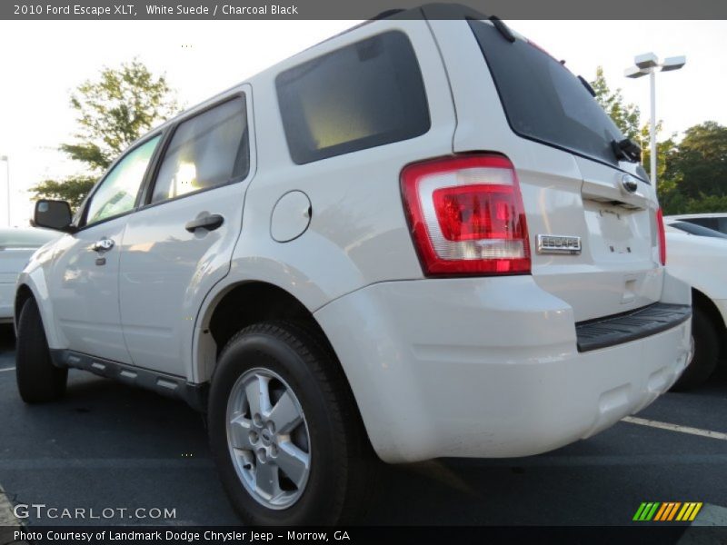 White Suede / Charcoal Black 2010 Ford Escape XLT