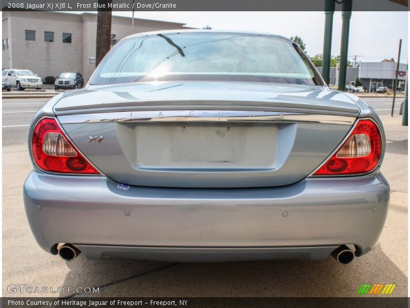 Frost Blue Metallic / Dove/Granite 2008 Jaguar XJ XJ8 L