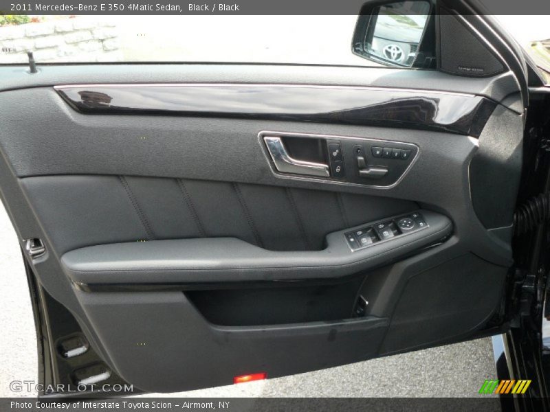 Black / Black 2011 Mercedes-Benz E 350 4Matic Sedan