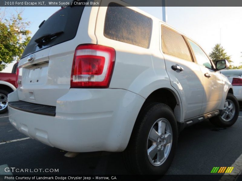 White Suede / Charcoal Black 2010 Ford Escape XLT
