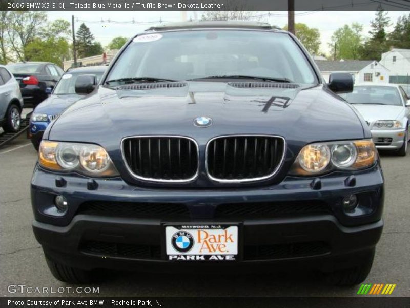 Toledo Blue Metallic / Truffle Brown Dakota Leather 2006 BMW X5 3.0i