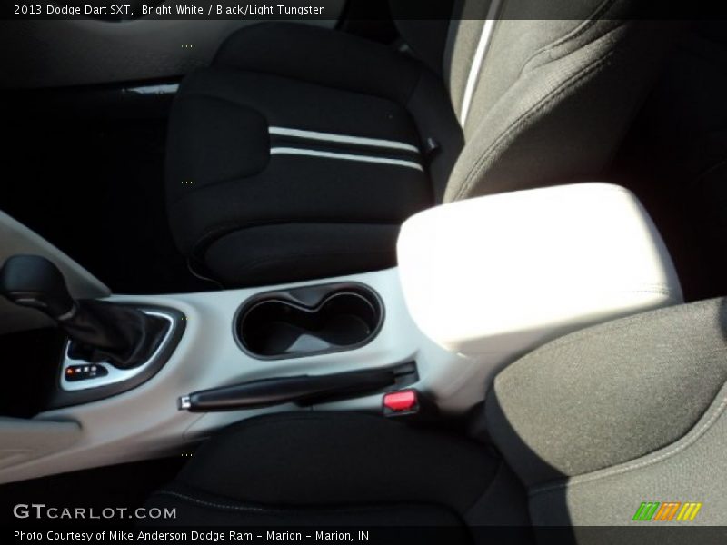 Bright White / Black/Light Tungsten 2013 Dodge Dart SXT