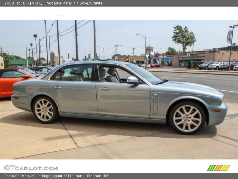 Frost Blue Metallic / Dove/Granite 2008 Jaguar XJ XJ8 L