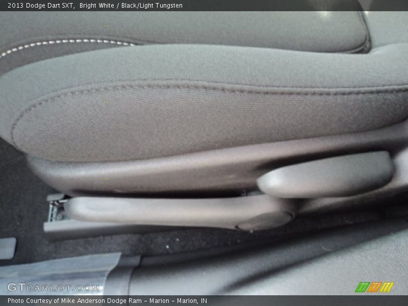 Bright White / Black/Light Tungsten 2013 Dodge Dart SXT