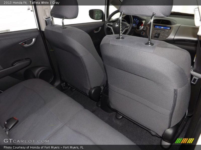 Taffeta White / Gray 2013 Honda Fit