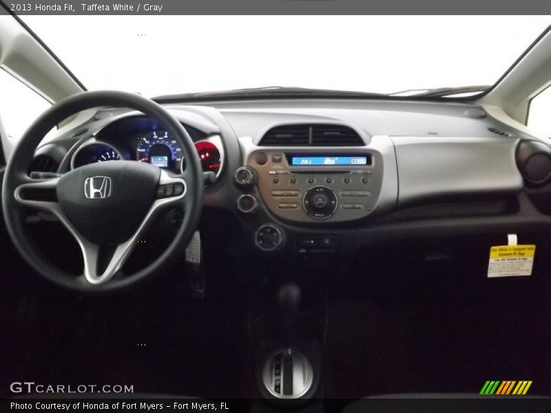 Taffeta White / Gray 2013 Honda Fit