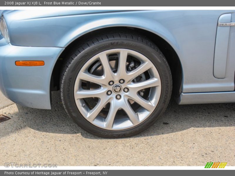 Frost Blue Metallic / Dove/Granite 2008 Jaguar XJ XJ8 L